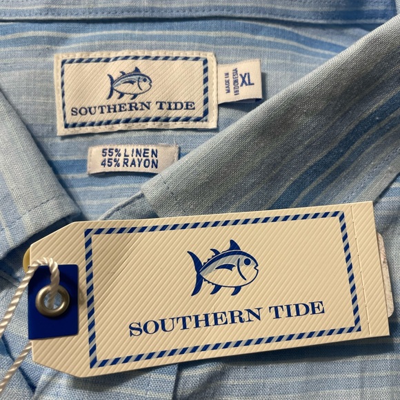 NWT Southern Tide
Varigated Stripe Short-Sleeve Woven Shirt - Picture 5 of 5